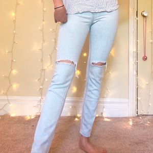 Light Wash Topshop Jeans
